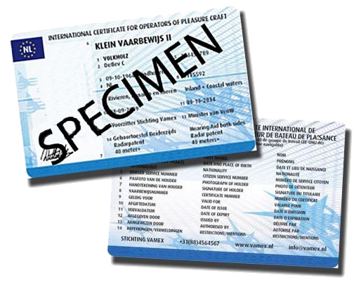 Nederlands Vaarbewijs vaarbewijs